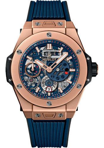 Hublot Big Bang MECA-10 King Gold Blue Watch - 414.OI.5123.RX