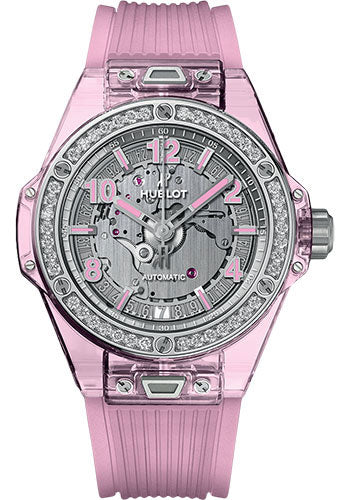 Hublot Big Bang One Click Pink Sapphire Diamonds Limited Edition of 200 Watch - 465.JP.4802.RT.1204