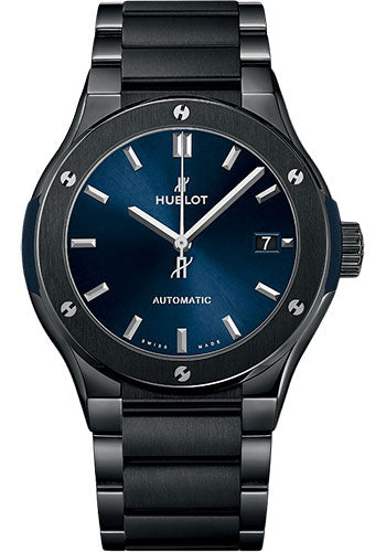 Hublot Classic Fusion Ceramic Blue Bracelet Watch - 510.CM.7170.CM