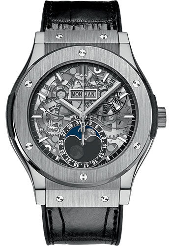 Hublot Classic Fusion Aerofusion Moonphase Titanium Watch - 517.NX.0170.LR