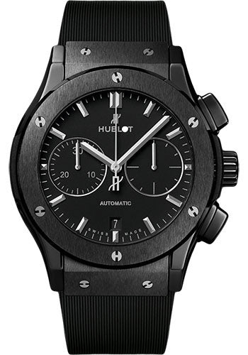 Hublot Classic Fusion Chronograph Black Magic Watch - 45 mm - Black Lacquered Dial - 521.CM.1171.RX