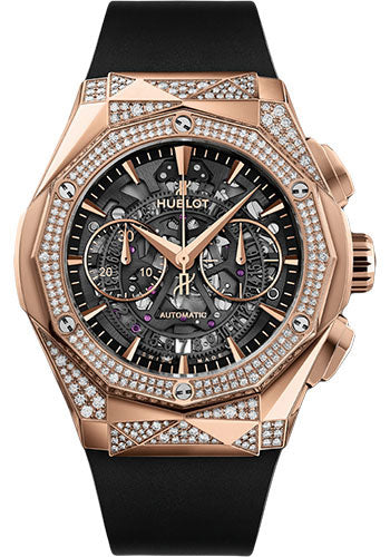 Hublot Classic Fusion Aerofusion Chronograph Orlinski King Gold Alternative PavŽ Watch - 45 mm - Sapphire Crystal Dial - 525.OX.0180.RX.1804.ORL19