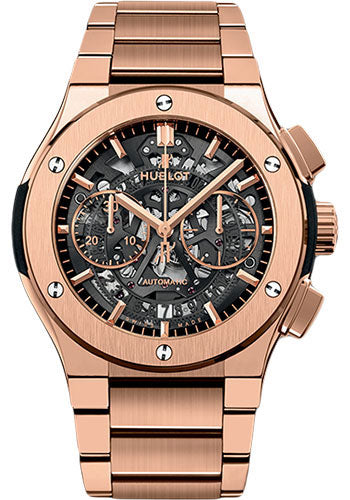 Hublot Classic Fusion King Gold Bracelet Watch - 528.OX.0180.OX