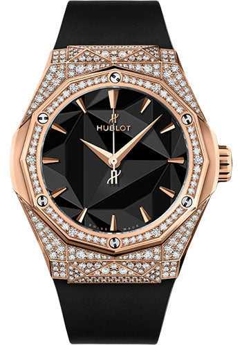 Hublot Classic Fusion Orlinski King Gold PavŽ Watch - 40 mm - Black Dial - 550.OS.1800.RX.1604.ORL19