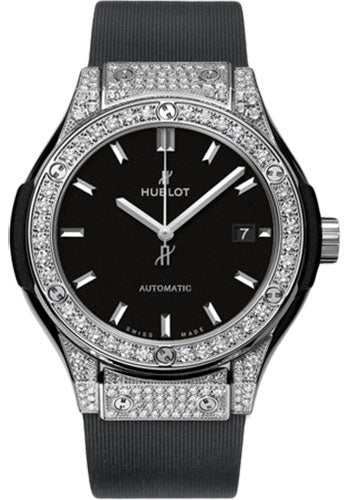 Hublot Classic Fusion Titanium PavŽ Watch - 582.NX.1170.RX.1704