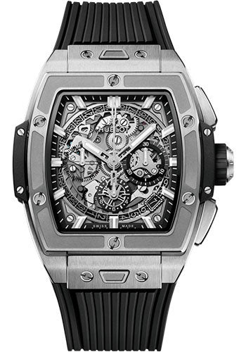 Hublot Spirit of Big Bang Titanium Watch - 42 mm - Sapphire Dial - Black Rubber Strap - 642.NX.0170.RX