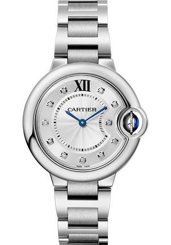 Cartier Ballon Bleu de Cartier Watch - 33 mm Steel Case - Diamond Dial - W4BB0020