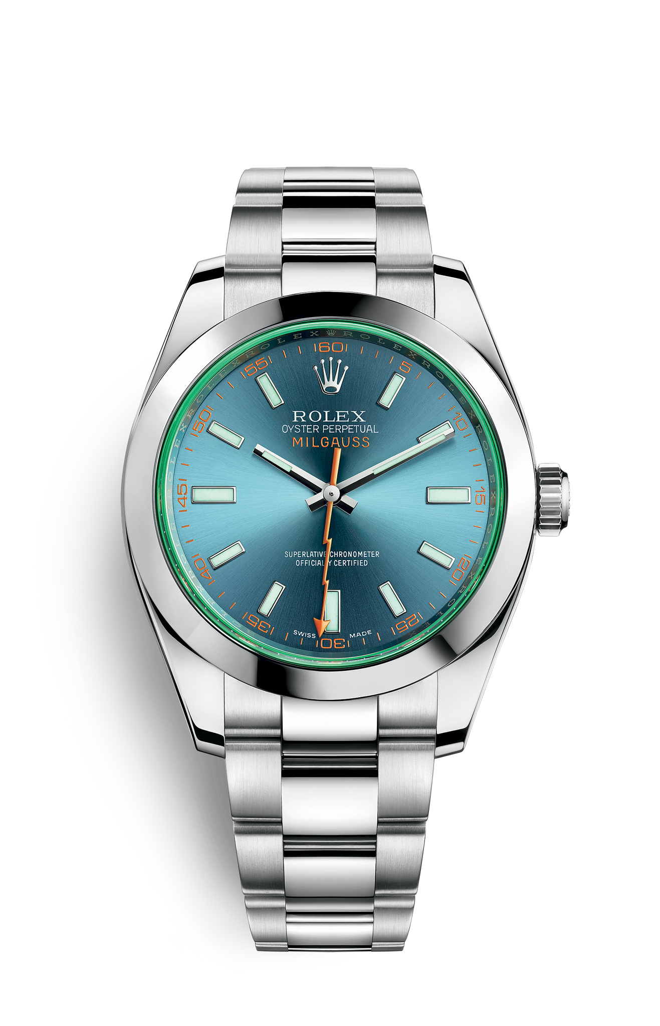 Rolex Milgauss Oyster 40MM 116400GV Blue Dial 2022 - New Model