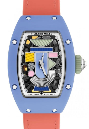 Richard Mille Automatic Winding Coloured Ceramic Powder Blue RM 07-01 - BRAND NEW